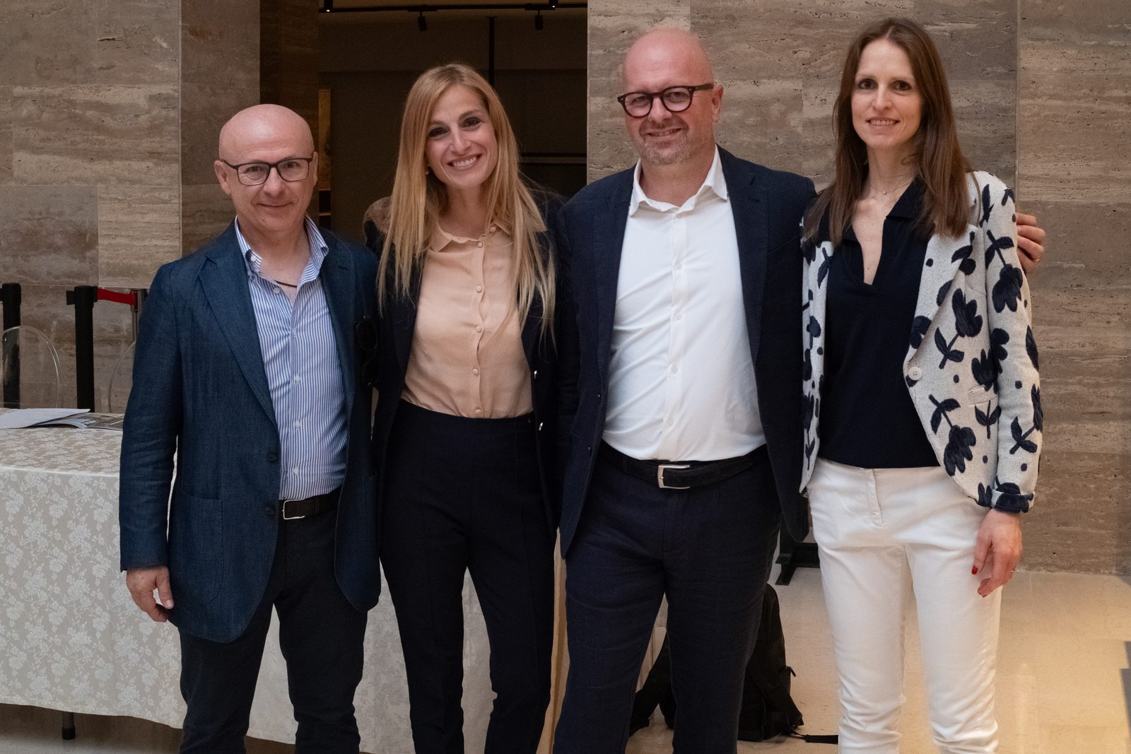Group photo of the guests at the Paestum Smart event
