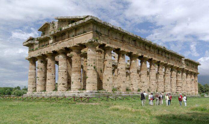 Archaeology, Paestum: new video surveillance system with hi-tech cameras and 13 smart islands